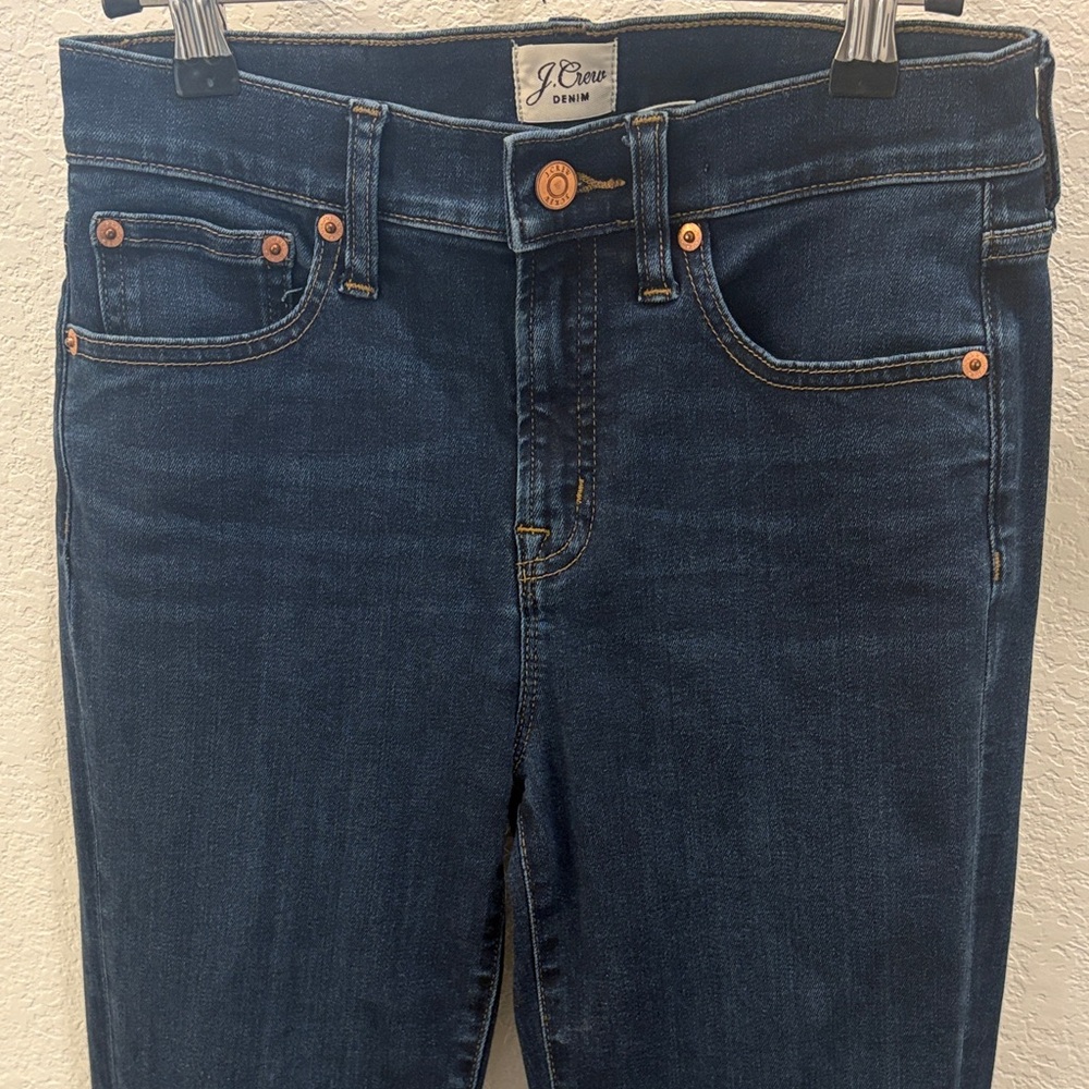 J. Crew Women's Deep Indigo Skinny Jeans